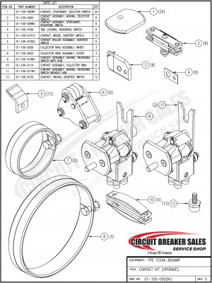 Federal Pacific FPE TC546 800AMP Upgrade - Moving Reversing Switch Without Hub