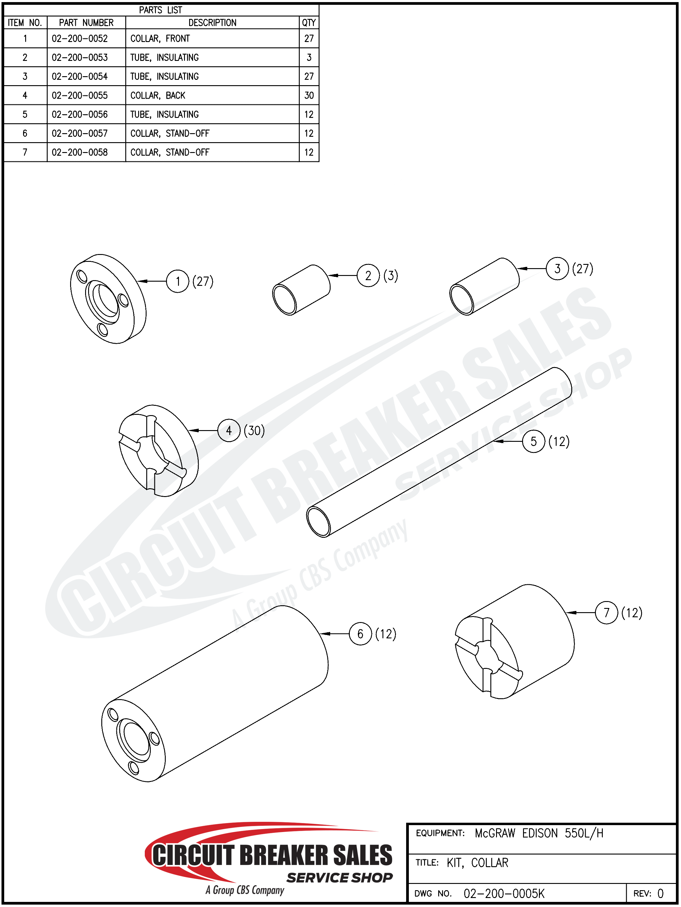 McGraw Edison 550 Collar Kit Kit - Collar