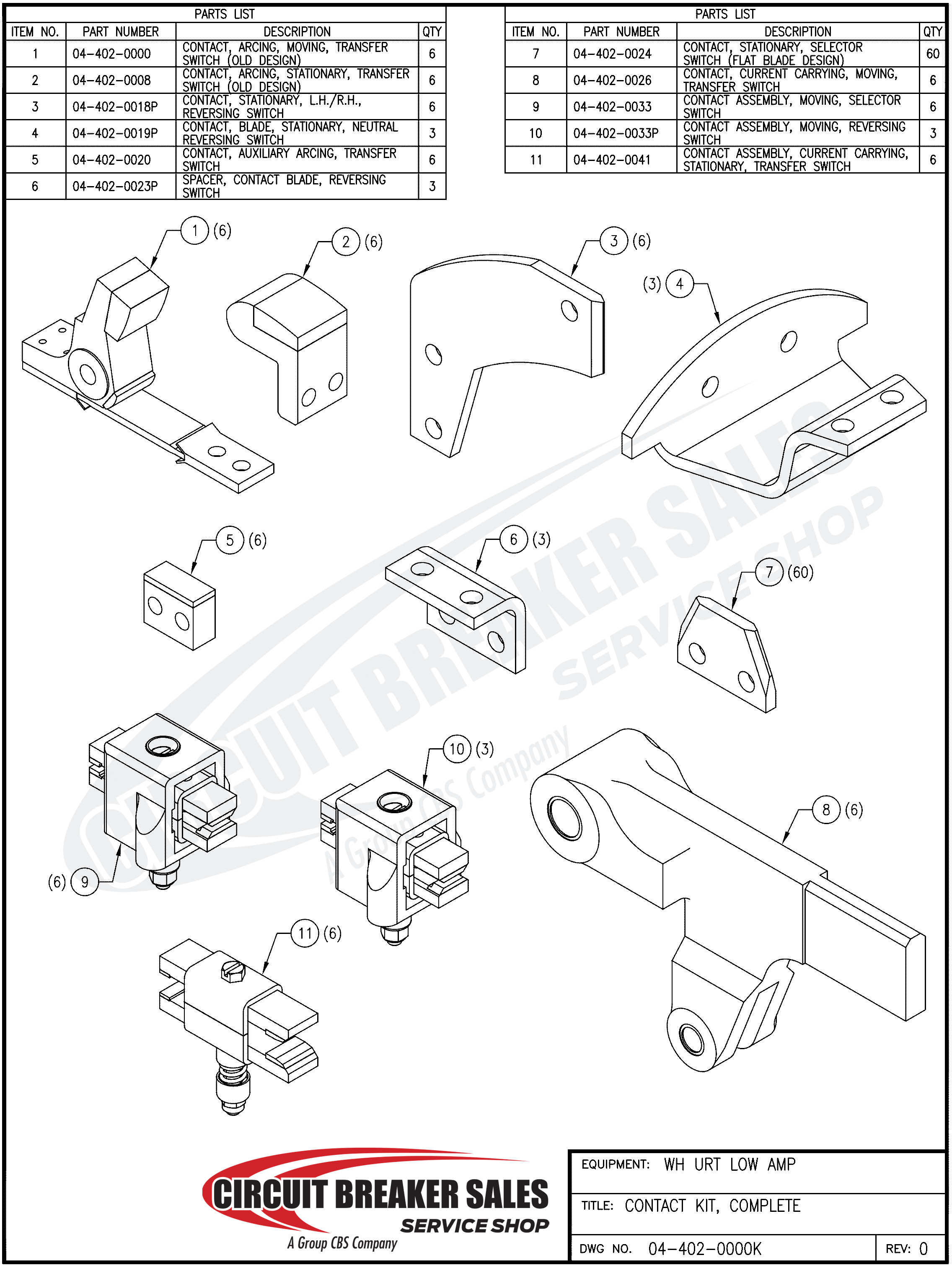 Westinghouse URT Low Amp Series  Kit - URT Low Amp