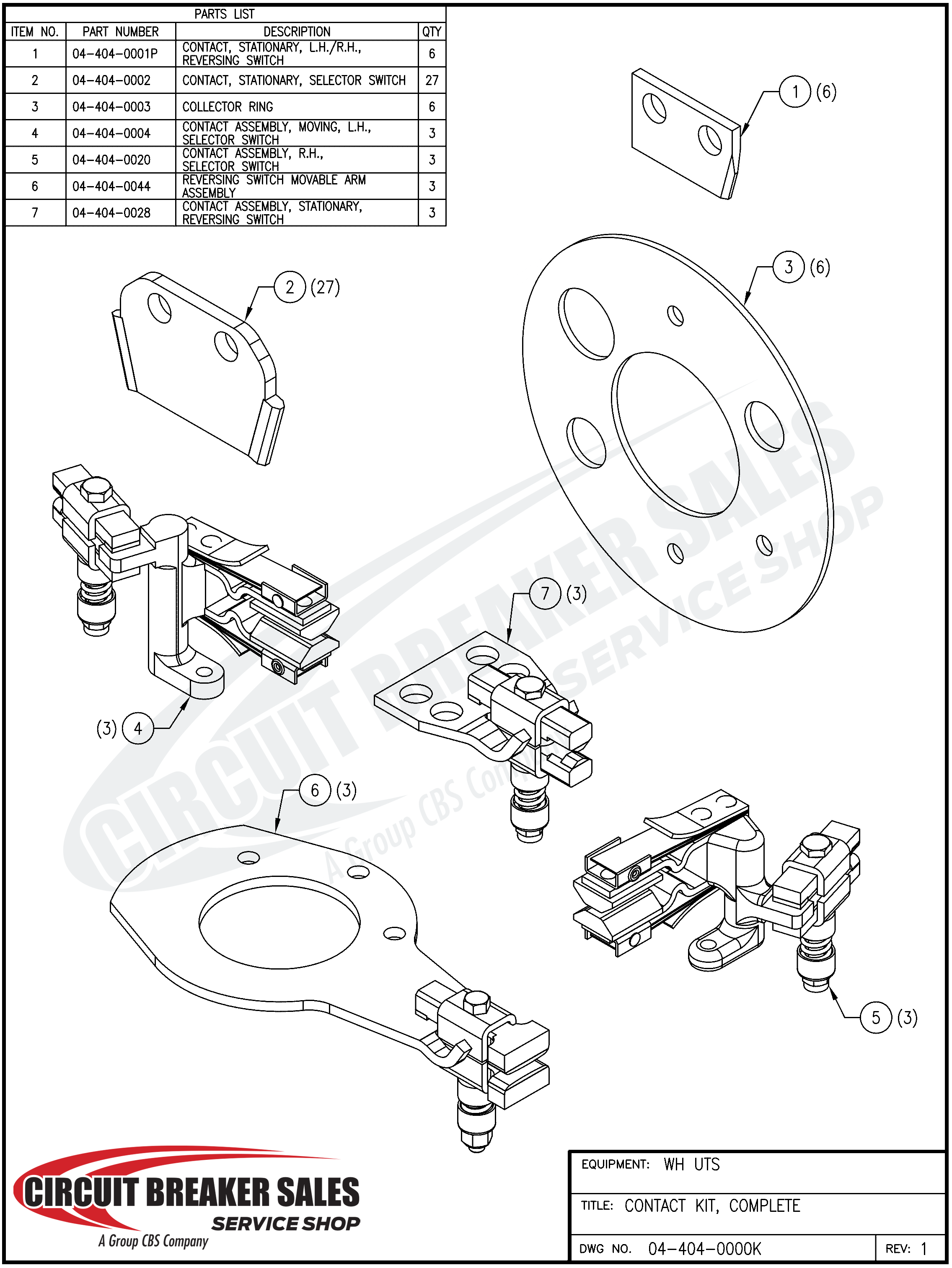 Westinghouse UTS Series Kit - UTS