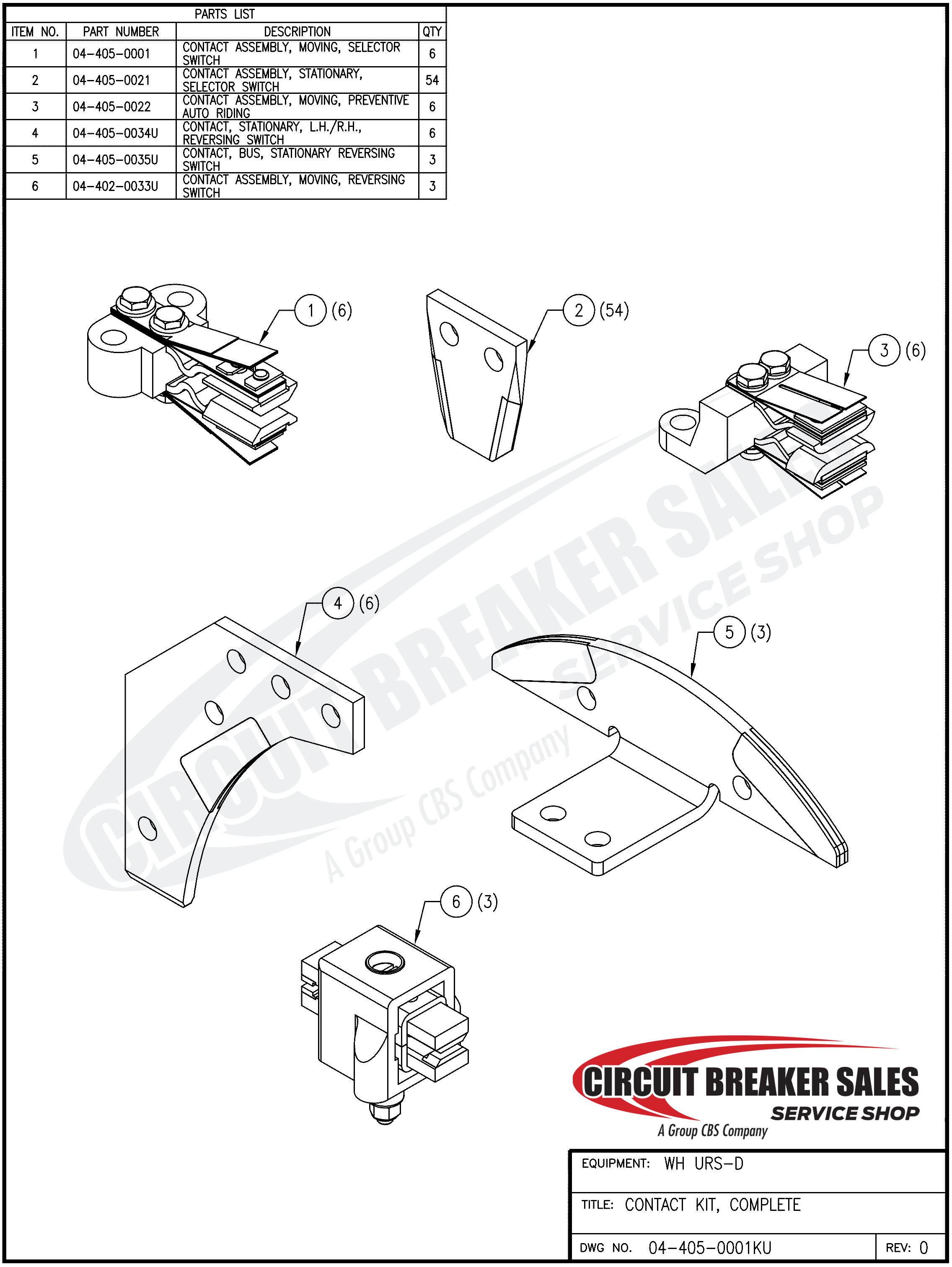 Westinghouse URS-D Series Kit - URS-D High Amp