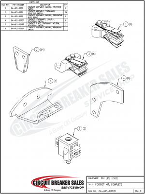 Westinghouse URS (CH3) Series Kit - URS (CH3)