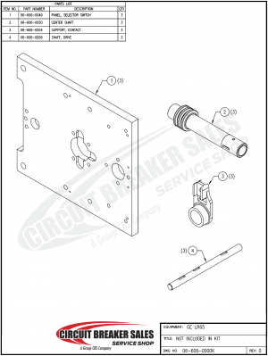 General Electric LR65 Low Amp Series Kit - Contact Kit For General Electric LR65 Low Amp