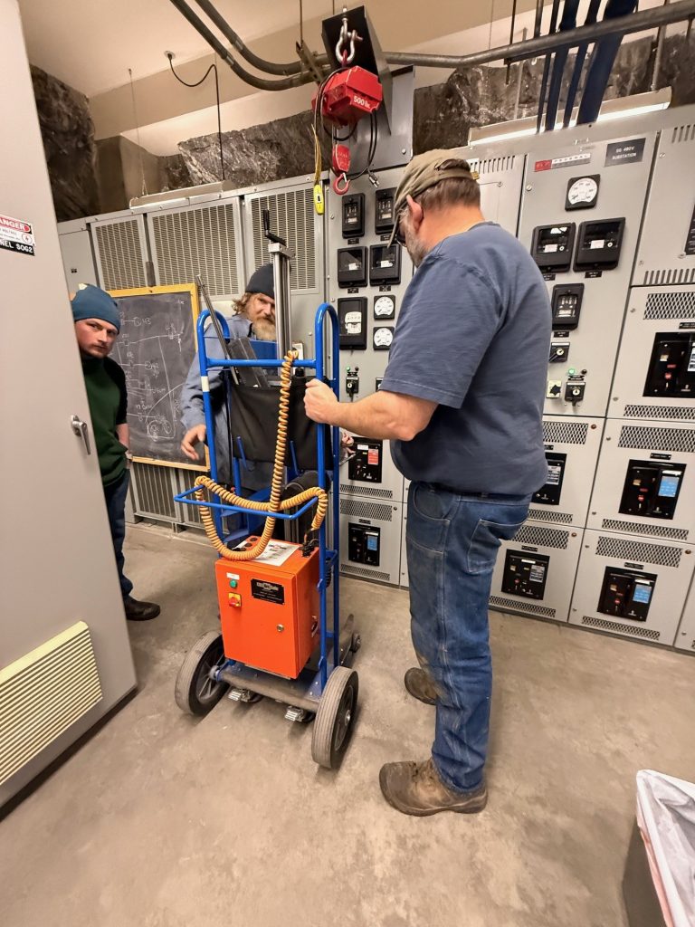 Remote racking - Alaska hydro plant