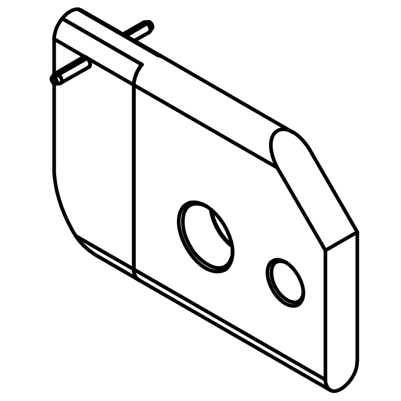 Federal Pacific FPE TC546 800AMP Upgrade - Stationary Reversing Switch Contact W/Silver Inlay