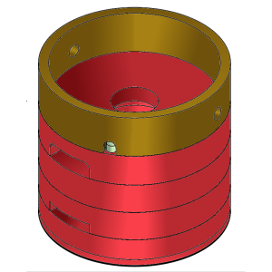 Hitachi OYGB-75 Baffle Stack Assembly